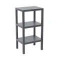 BUĞZ 3 Raflı Gri Modüler Ünite Plastik 38x29x74 Cm Bx40