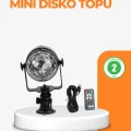 BUĞZ 3 Renk 7 Mod Döner Disko Topu Işık