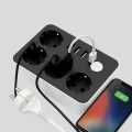 BUĞZ 3 USB Çıkışlı 4’lü Akıllı Priz 2500W 2 Metre Kablo