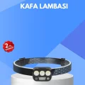 BUĞZ 300 Lümen Sensörlü LED Kafa Lambası USB Şarjlı SOS Modlu