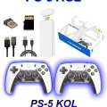 BUĞZ 30.000 Oyun Yüklü, PS5 Kollu, 2.4G Kablosuz Çift Kumandalı Retro Oyun Konsolu Stick