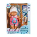BUĞZ 30111 Bebelou Doktor Zamanı Sesli Bebek Seti 35 cm -Sunman