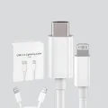 BUĞZ 30W Type-C Lightning Hızlı Şarj Kablosu 1.2m iPhone Uyumlu