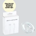 BUĞZ 30W Type-C Lightning Hızlı Şarj Kablosu 1.2m iPhone Uyumlu - BUĞZ