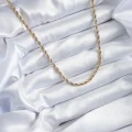 BUĞZ 316L Çelik Gold Renk 60 cm Burgu Model Kadın Kolye