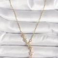 BUĞZ 316L Çelik Gold Renk Zincir Zirkon Taşlı Yıldız Model Kadın Kolye