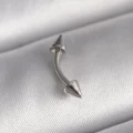 BUĞZ 316L Çelik Gümüş Renk Çivi Model Piercing