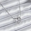 BUĞZ 316L Çelik Gümüş Renk Kalp Model Kadın Kolye