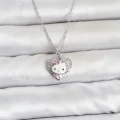 BUĞZ 316L Çelik Zincir Gümüş Renk Kitty Model Kolye