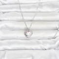 BUĞZ 316L Çelik Zincir Gümüş Renk Kitty Model Kolye