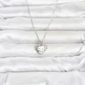 BUĞZ 316L Çelik Zincir Gümüş Renk Kitty Model Kolye - BUĞZ