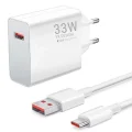 BUĞZ 33W Hızlı Şarj Adaptörü – Type-C Kablolu, USB Çıkışlı, Akıllı Şarj Destekli Duvar Tipi Şarj Cihazı