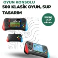  3.5 İnç Ekranlı Klasik Oyun Konsolu – 500 Dahili Oyun