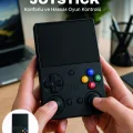 BUĞZ 3.5 İnç IPS Ekran Retro Oyun Konsolu 64GB Dahili Hafıza Çift Analog Joystick Taşınabilir El Konsolu