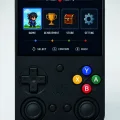 BUĞZ 3.5 İnç IPS Ekran Retro Oyun Konsolu 64GB Dahili Hafıza Çift Analog Joystick Taşınabilir El Konsolu
