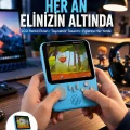 BUĞZ 3.5 İnç Mini Atari Taşınabilir Oyun Konsolu 666 Adet Retro Oyun Yeni Nesil