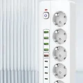 BUĞZ 3500w Akım Korumalı 5’li Grup Priz: 5x Usb + 5x Type-c Çıkışlı (2 Metre)
