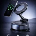 BUĞZ 360° Ayarlanabilir Vakumlu Manyetik Telefon Tutucu – Güçlü Mıknatıs, İz Bırakmaz Tasarım