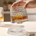 BUĞZ 360 Derece Dönen Bardak - 280 ml - Kristal Cam