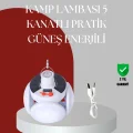 BUĞZ 360 Derece Katlanabilir Solar LED Aydınlatma Çadır Lambası
