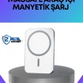 BUĞZ 360° Döner Başlıklı MagSafe Araç Telefon Tutucu Hızlı Şarjlı