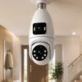 BUĞZ 360° Ev İzleme Wi-Fi Çift Lens Akıllı Ampul Kamera