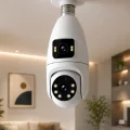 BUĞZ 360° Ev İzleme Wi-Fi Çift Lens Akıllı Ampul Kamera - BUĞZ