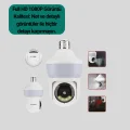 BUĞZ 360° Full HD Wi-Fi Akıllı Ampül Kamera Gece Görüşlü