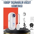  360° Klipsli Manyetik Spor Kamera Yüksek Çözünürlük