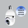  360° Panoramik Görüntüleme Sunan Ampul Tipi Güvenlik Kamerası