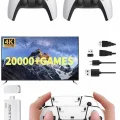  3D 4K 2000 Oyunlu Game Stick Oyun Konsolu Çift Konsol
