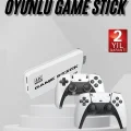 BUĞZ 3D 4K 2000 Oyunlu Game Stick Oyun Konsolu Çift Konsol