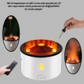 BUĞZ 3D Alev Işıklı Aromaterapi Makinesi – 360 ml Su Kapasiteli Sessiz Difüzör
