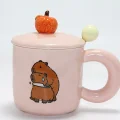 BUĞZ 3D Capybara Desenli Porselen Kupa Bardak