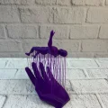 BUĞZ 3D El İnsan Figürü Mor Modern Sanatsal Dekoratif Biblo 12x18 cm