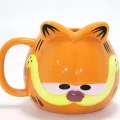 BUĞZ 3d Garfield Tasarımı Porselen Kupa Bardak Alk4511