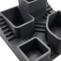 BUĞZ 3D Kaktüs Saksı Seti Çok Bölmeli Modern Dekoratif Masaüstü Bitki Standı
