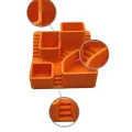 BUĞZ 3D Kaktüs Saksı Seti Çok Bölmeli Modern Dekoratif Masaüstü Bitki Standı