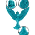BUĞZ 3D MELEK İNSAN TURKUAZ - BUĞZ