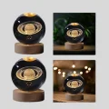 BUĞZ 3D Satürn Gravürlü Kristal Küre Dekoratif LED Işıklı Gece Lambası