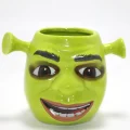 BUĞZ 3D Shrek Tasarımı Porselen Kupa Bardak