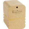 BUĞZ 100 Adet Kraft Yan Bileklik Kartı - 7.5x10 cm Toka Boyu, Takı Organizeri BX-313745