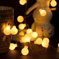 BUĞZ 3m 20 Led Beyaz Top Gün Işığı Pilli 2 Kademeli Mz-4