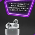 BUĞZ 3.Nesil TWS Bluetooth Kulaklık Bluetooth Bağlantılı Akıllı Saat Amoled Ekran Plastik Hasır Kordon - BUĞZ