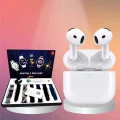 BUĞZ 3.Nesil TWS Bluetooth Kulaklık Bluetooth Bağlantılı Akıllı Saat Amoled Ekran Plastik Hasır Kordon