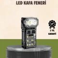 BUĞZ 3’ü 1 Arada LED Far Şarj Edilebilir Sensörlü Manyetik 10 Saat Kullanım
