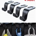 BUĞZ 4  Adet Araba Koltuk Arkası Askı
