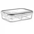  4 Bölmeli Sızdırmaz Contalı Kilitli Kapaklı 1 Litre Erzak Saklama Kabı -LC520