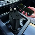 BUĞZ 4 Cihazı Aynı Anda Şarj Eden Araç Şarj Cihazı USB-A, USB-C, Type-C ve Lightning Destekli - BUĞZ