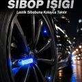 BUĞZ 4lü Araç Sibop LED Işığı Otomatik Açılan Lastik Işığı Seti